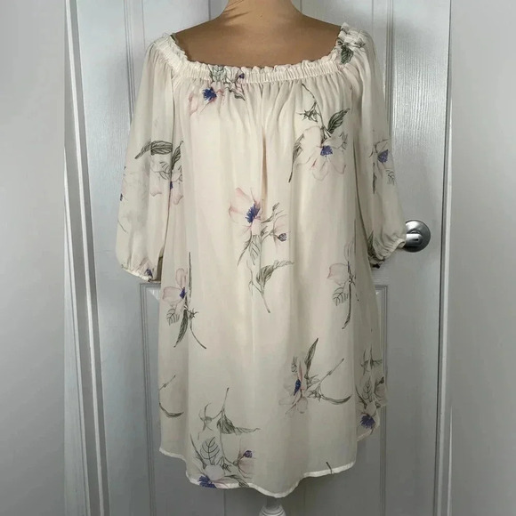 VESTIQUE Boutique Field‎ Of Flowers Tunic Dress Sz Small New with tags - Picture 4 of 7